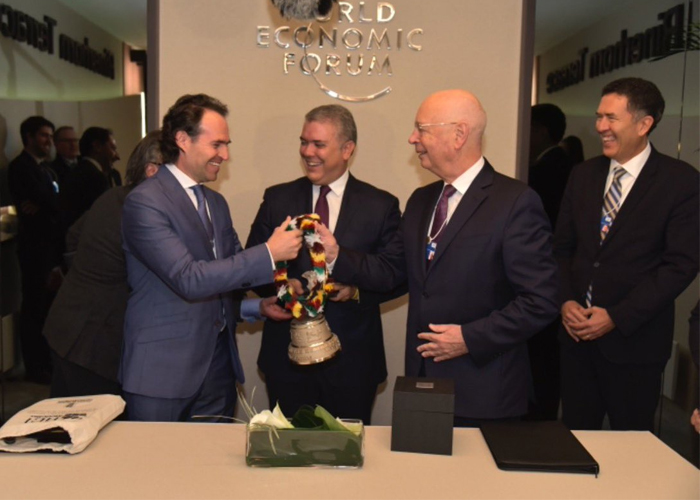 Premio mayor para Medellín en el Foro Mundial de Davos