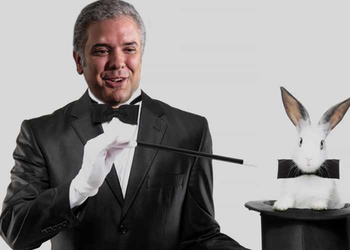 Duque y su acto barato de magia