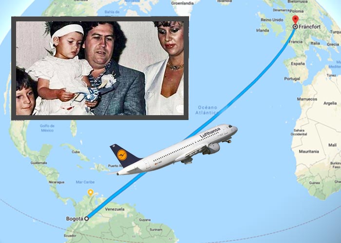 El vuelo a Alemania que provocó la muerte de Pablo Escobar