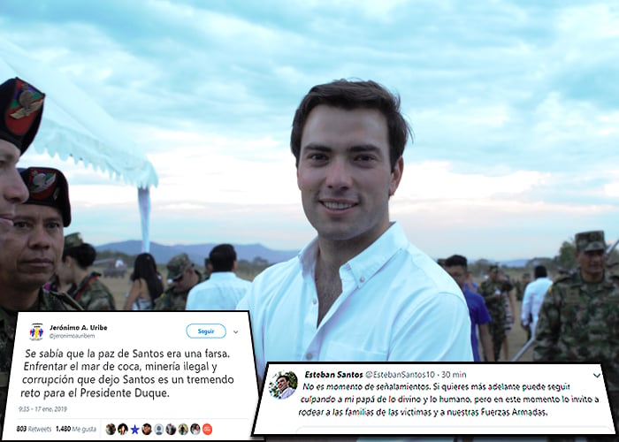Esteban Santos manda callar a Jerónimo Uribe