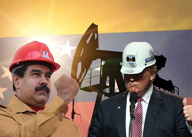 Trump presiona con una mano y recibe el petróleo de Maduro con la otra