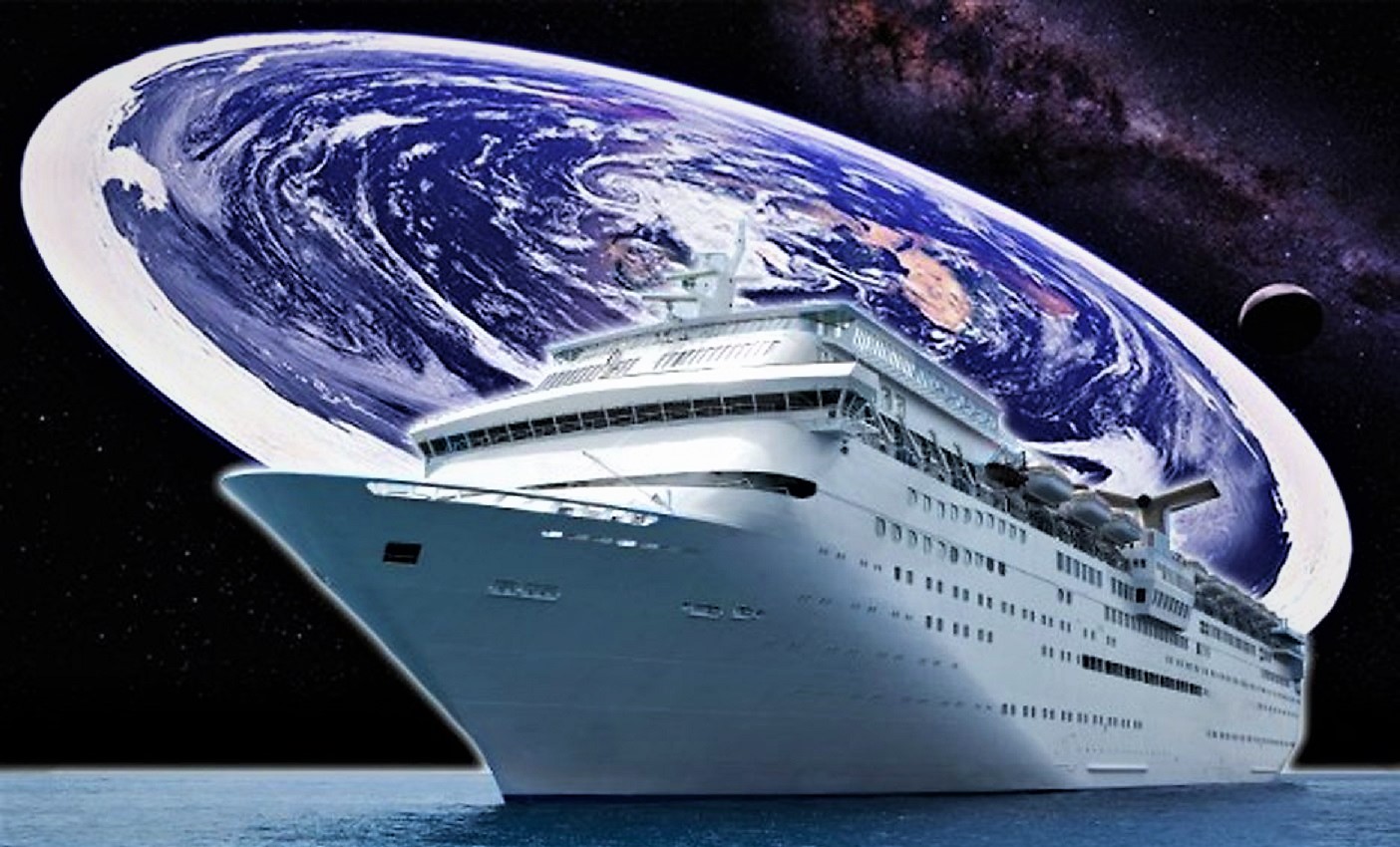 El crucero de los que creen que la tierra es plana