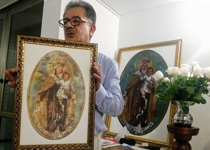 Campo Emilio Sánchez, el pescador al que la Virgen del Carmen se le reveló en una pelota de trapo