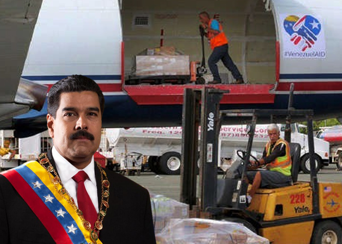 Avión puertorriqueño con ayuda se le coló a Maduro