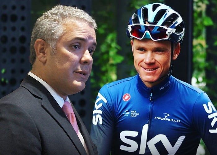 Duque quiere que el equipo Sky sea colombiano