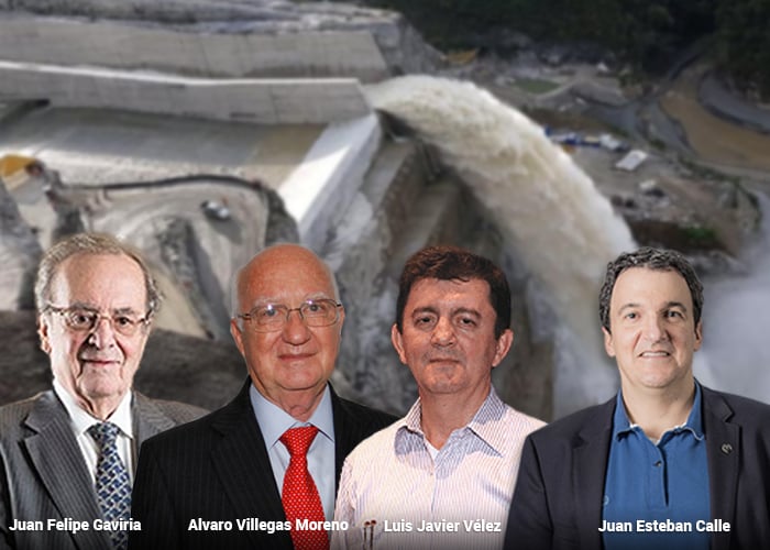 Cuatro reconocidos dirigentes paisas, en la lupa de la Fiscalía por Hidroituango