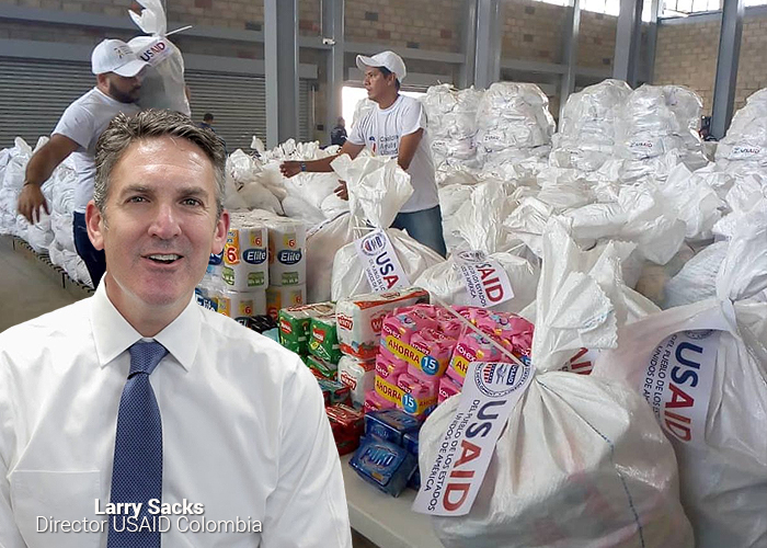 El gringo encargado de la ayuda humanitaria en la frontera