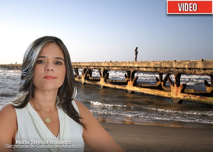 VIDEO. El muelle de Puerto Colombia naufraga