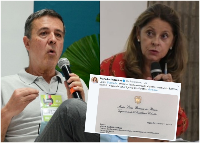 Trino de Marta Lucía Ramírez sacó al director de televisión de Presidencia