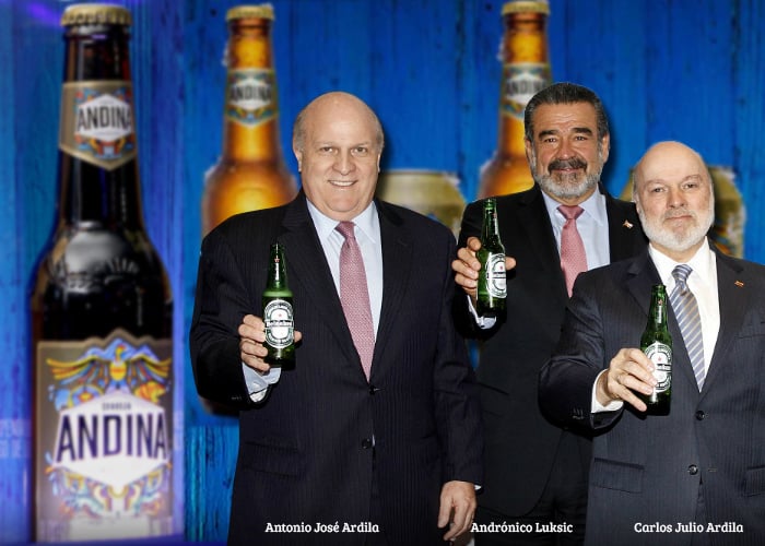 Los más ricos de Chile y los Ardila se la juegan con Andina