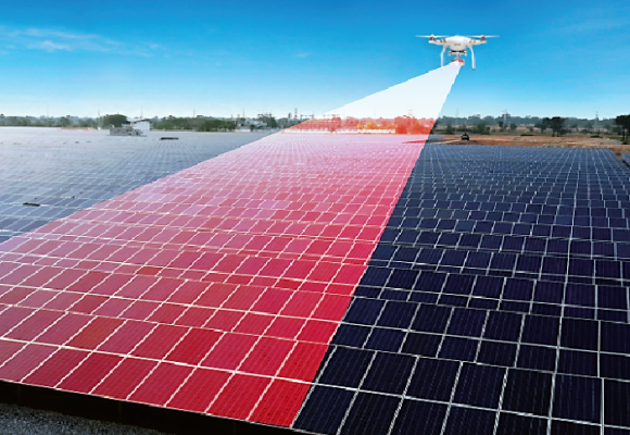 Drones inteligentes, los nuevos aliados de los parques solares fotovoltaicos