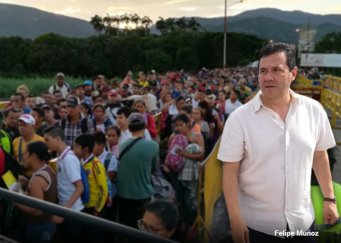 La misión imposible de Felipe Muñoz en la frontera con Venezuela