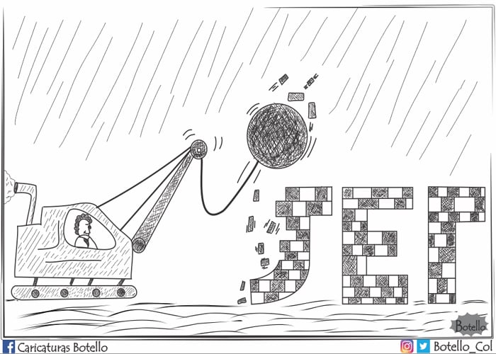 Caricatura: ¿Caerá la JEP?