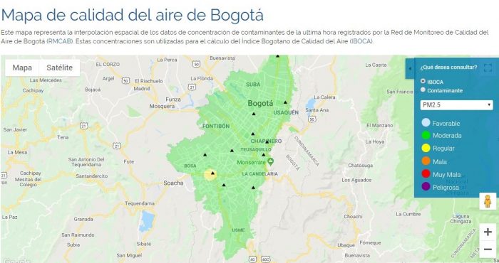  - La contaminación en Bogotá repunta y el nuevo pico y placa se atornilla