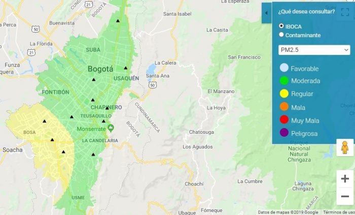 - La contaminación en Bogotá repunta y el nuevo pico y placa se atornilla