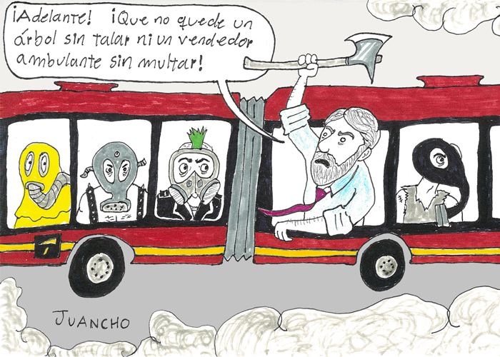Caricatura: La Bogotá de Peñalosa
