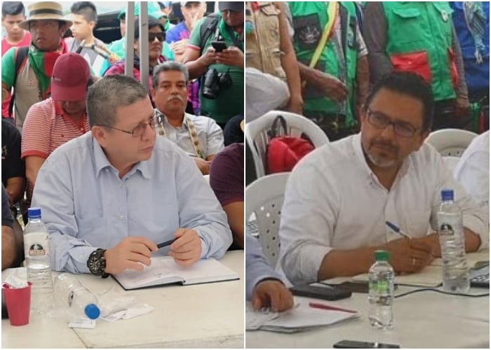 La presencia de Pablo Catatumbo que incomodó al comisionado de paz