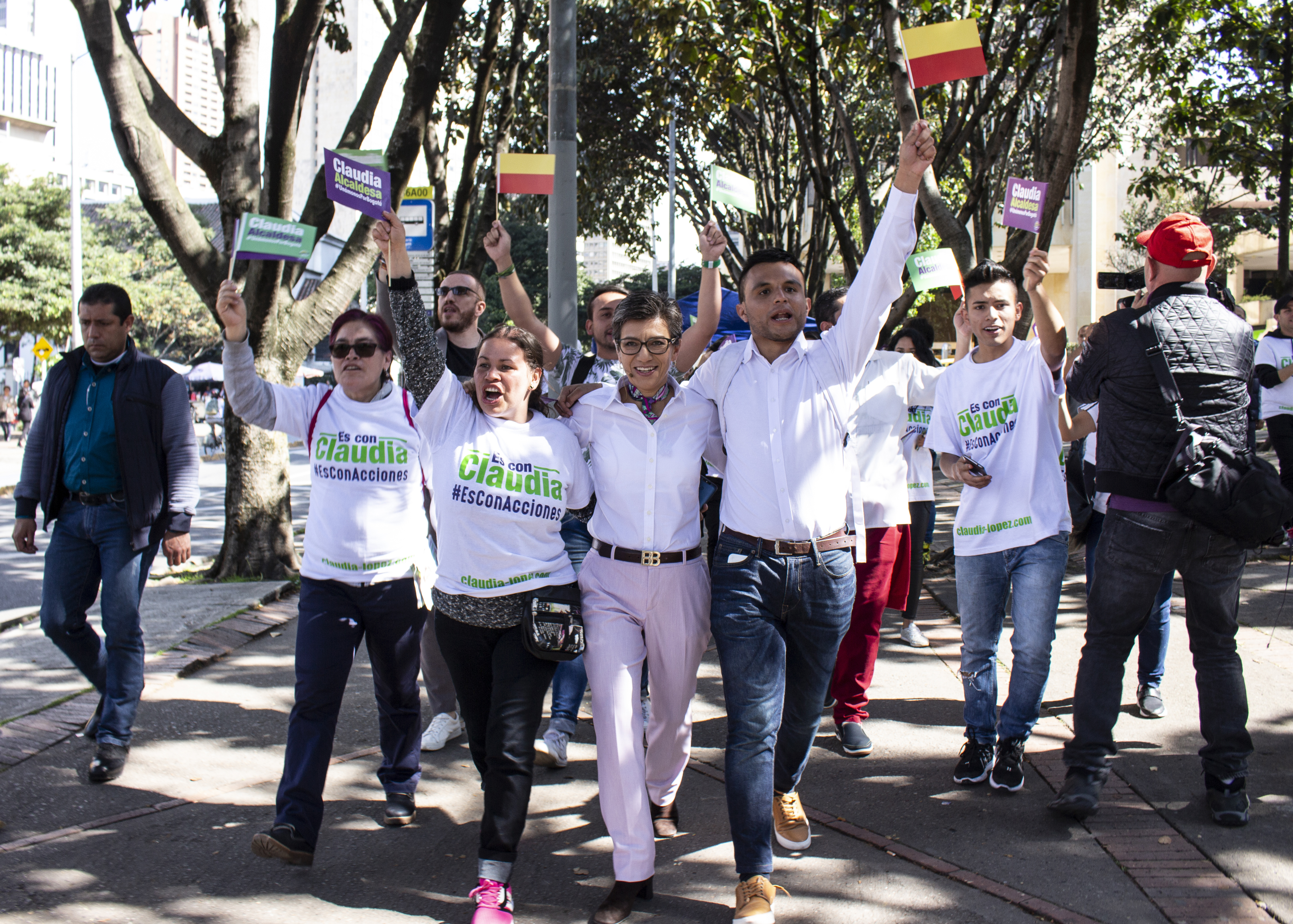 Claudia López sedujo a sus contendores