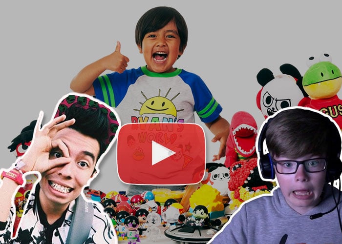 Cinco niños famosos como youtubers