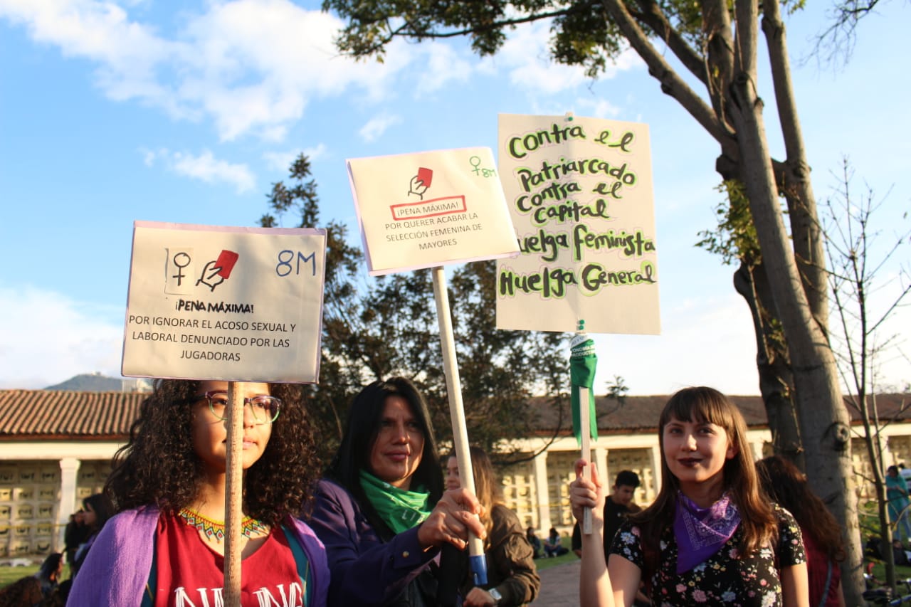  - Mujeres colombianas también alzaron su voz para hacerse respetar