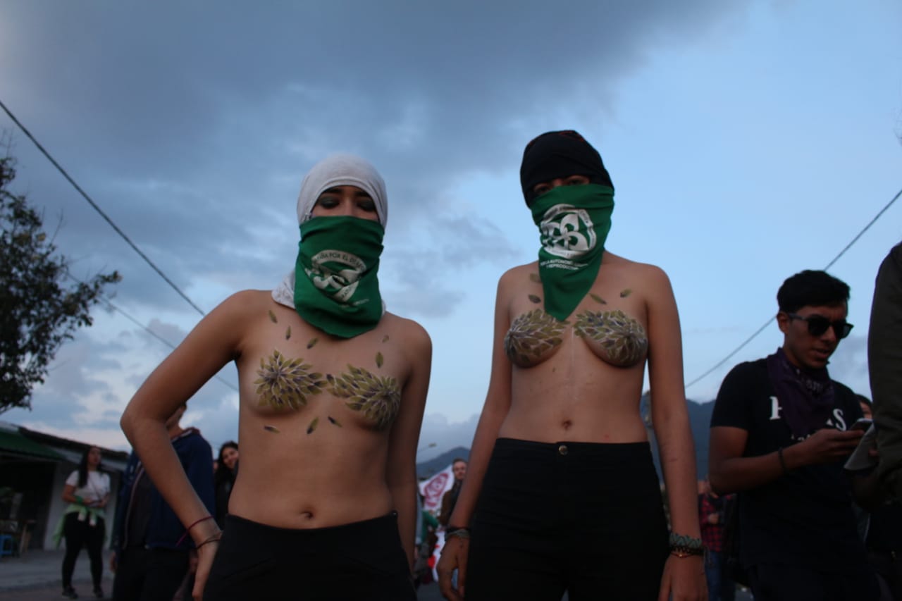  - Mujeres colombianas también alzaron su voz para hacerse respetar