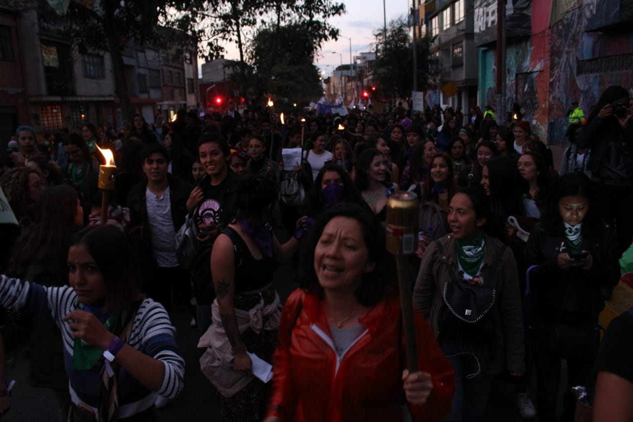  - Mujeres colombianas también alzaron su voz para hacerse respetar
