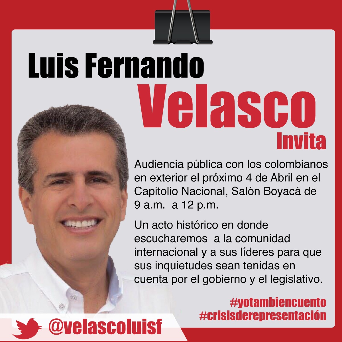  - Histórica audiencia pública para escuchar a los colombianos en el exterior