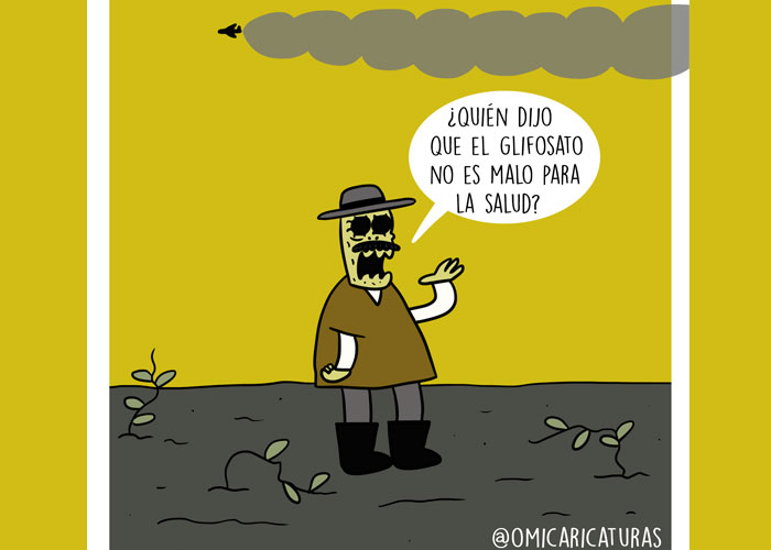 Caricatura: ¿Volverá el temible glifosato a azotar los campos colombianos?