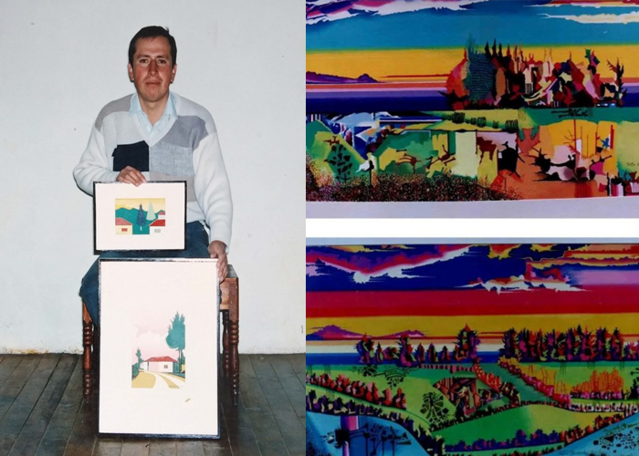 Un adiós al pintor nariñense Víctor Hernández Quiroz