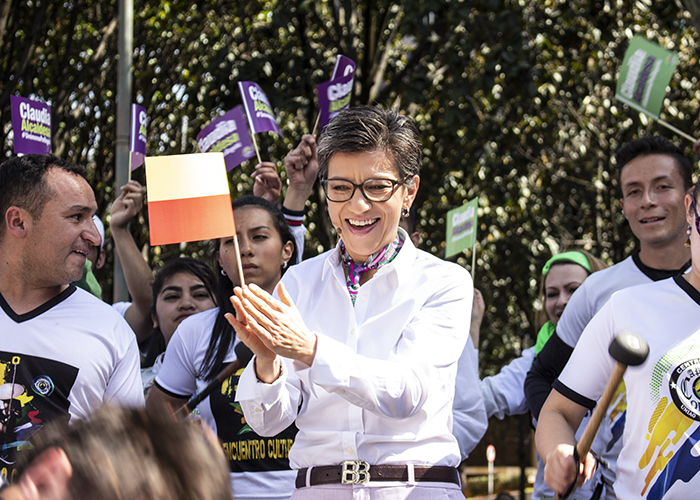 Claudia López se queda con la candidatura de los Verdes en Bogotá