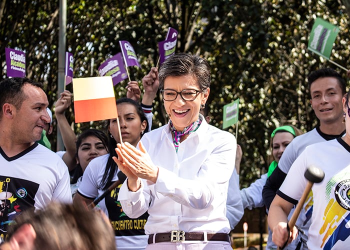 Claudia López se queda con la candidatura de los Verdes en Bogotá