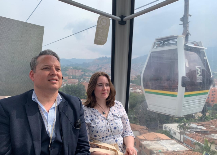 Transporte público de Medellín, un referente para la academia escocesa