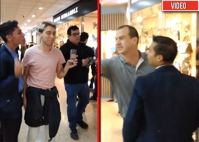 Casi linchan a una pareja de gays en el Centro Comercial Andino. Video