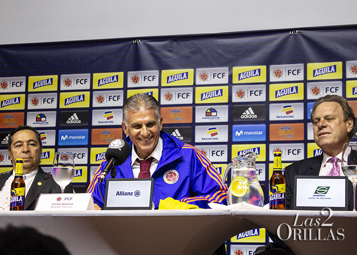 Primer enfrentamiento entre Carlos Queiroz y el presidente de la Fedefútbol