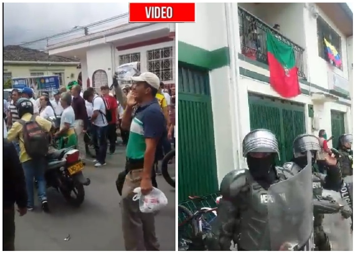 VIDEO: Duras protestas contra la Minga en Popayán