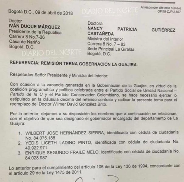  - El salto de Alfredo Deluque del santismo al uribismo que podría darle la gobernación de La Guajira