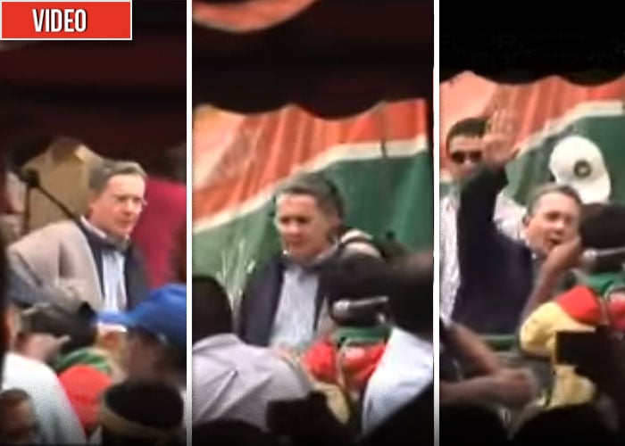 Uribe se remangó, se puso la ruana y le dio la cara a la Minga del Cauca cuando era Presidente