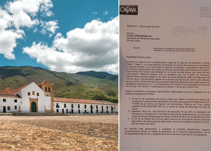 Así perdió la batalla el megaproyecto de Cafam en Villa de Leyva