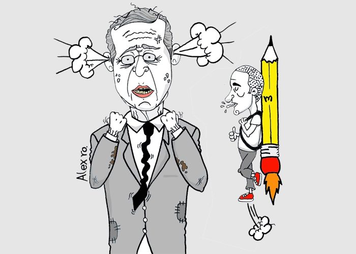 Caricatura: Matador no claudica