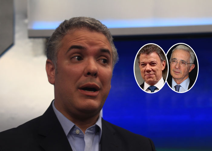 Al menos Duque es frentero, no como Santos, Uribe y los demás expresidentes