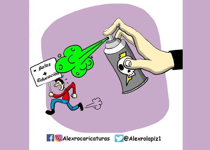 Caricatura: ¡Dejen la protesta en paz!