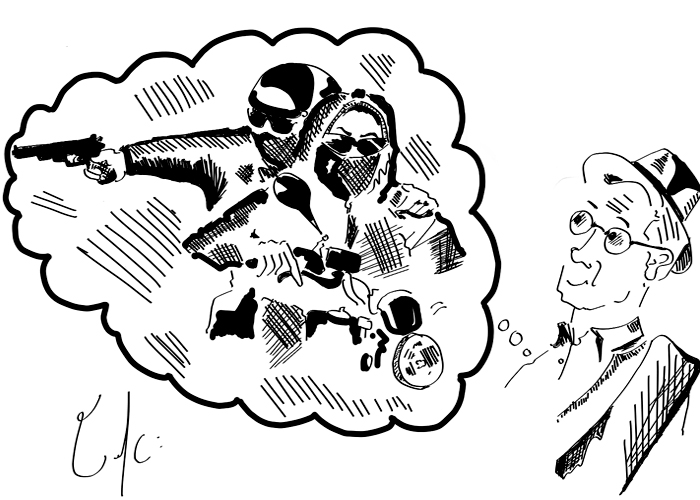 Caricatura: Sicarios, pero no morales