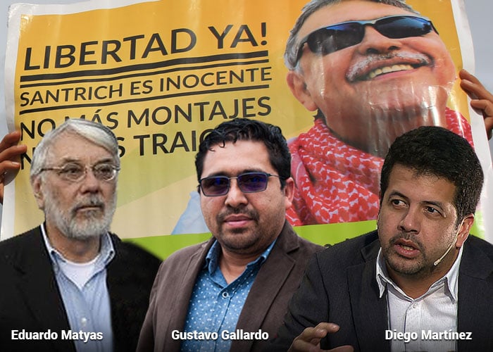Los tres abogados que sacaron de la cárcel a Santrich