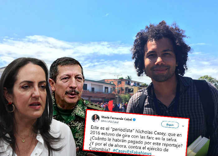 El trino de María Fernanda Cabal que forzó a salir del país al periodista del New York Times