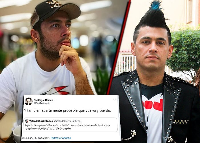 Santiago Alarcón, un tuitero sin pelos en la lengua