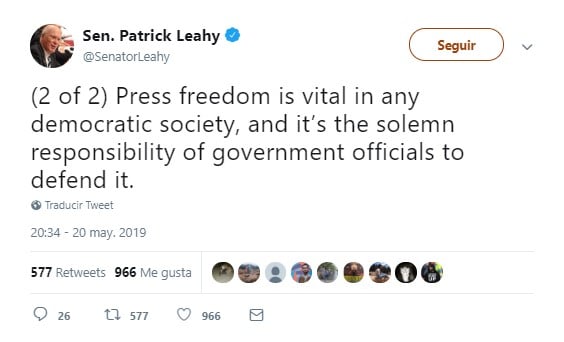  - Los señalamientos de Cabal contra periodista del NY Times escalaron