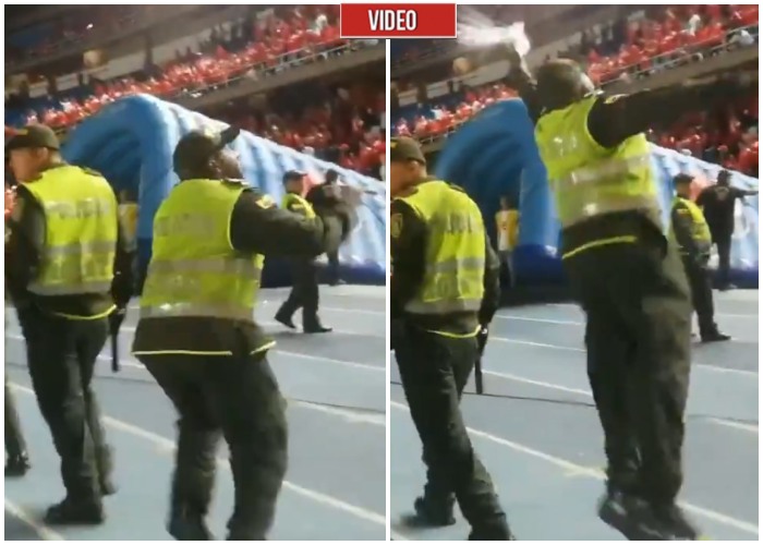 El héroe que salvó a Jorge Luis Pinto de un botellazo en Cali [VIDEO]