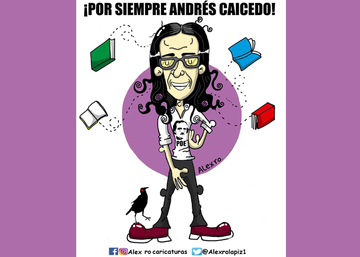 Caricatura: A Andrés Caicedo, el hombre del genial legado