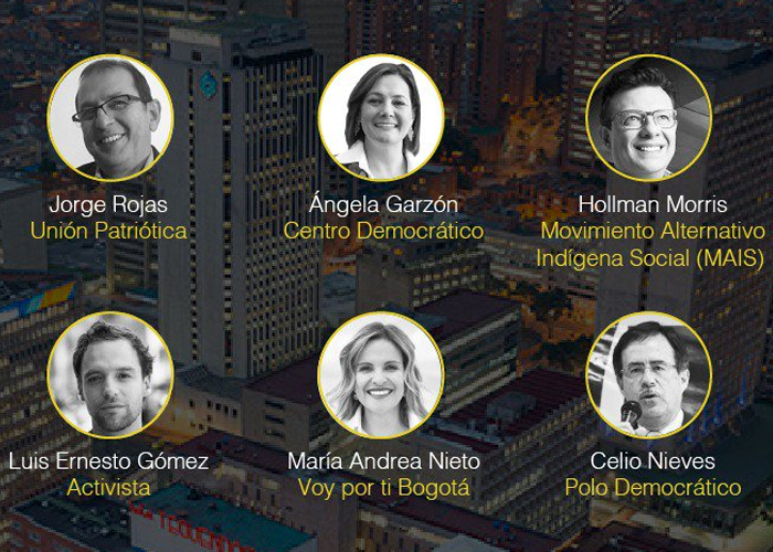 Los candidatos a la alcaldía de Bogotá que se le medirán a debatir con los jóvenes