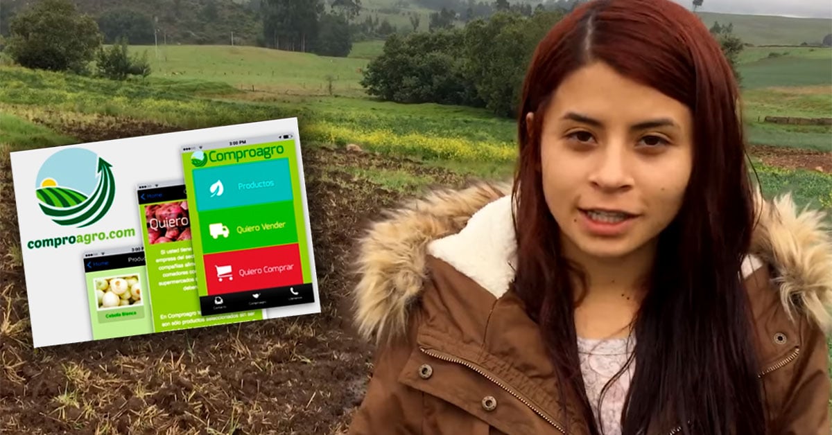 A punta de cebolla y con 21 años, transformó el campo colombiano